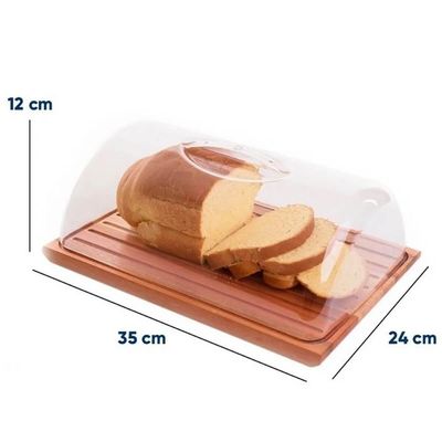 Kit Migalheira 36cm e Boleira 33cm Madeira Tampa Acrílica Es