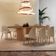 Mesa De Jantar Suiça 220cm Madeira Tampo Laminado Orgânico Veludo Bege / Imbuia Nat.