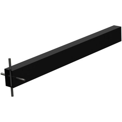 Suporte Pia Chumbar Bancada Mesa 50 Cm Preto