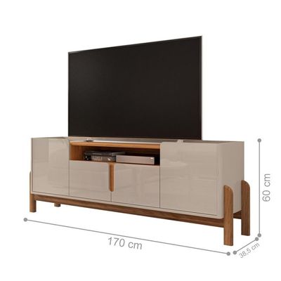 Rack Para Tv Belly Off White/cedro
