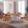 Mesa De Jantar Diane 180cm Tampo Mdf Canto Copo E 6 Cadeiras Tork /naturale /off White