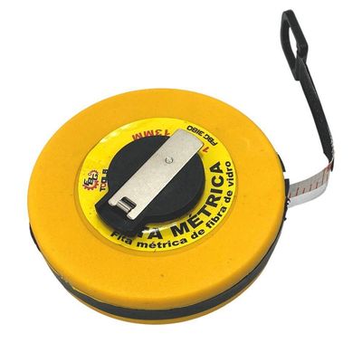 Trena Fita Métrica 50m X 13mm Ideal Para Construção E Uso Doméstico