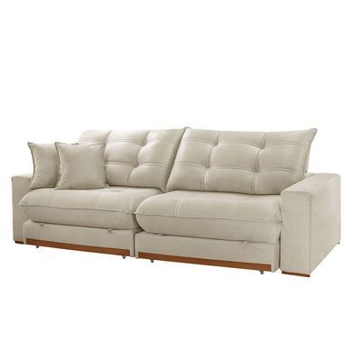 Sofá Duque Dois Módulos De 90cm B25cm Meu Sofá Online A302 Linho Branco