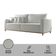 Sofá Djon 02 Módulos De 100cm B20cm Meu Sofá Online B026 Veludo Prata