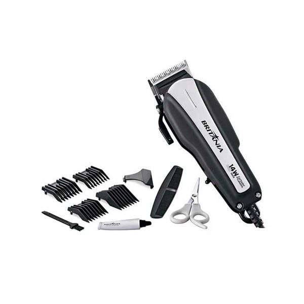 Cortador de Cabelos Britania 14W Inox com Acessorios 110V 066301019