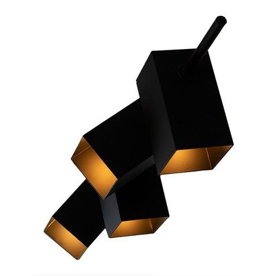 Lustre Pendente Blumenau Kina Light G9 Bivolt Preto