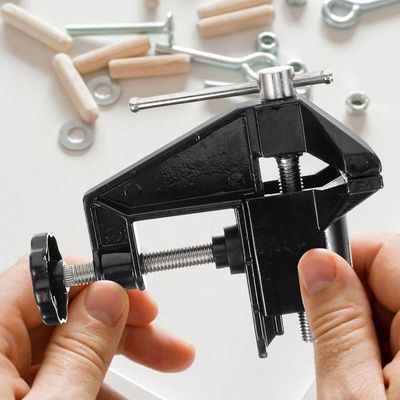 Torno De Mesa Morsa Ajustavel Preta Fbg Tools