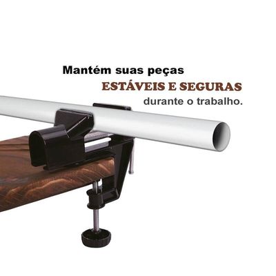 Torno De Mesa Morsa Ajustavel Preta Fbg Tools