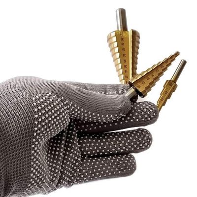 Kit 3 Brocas Escalonadas Profissional Titânio Hss 12-32mm