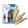 Kit 3 Brocas Escalonadas Profissional Titânio Hss 12-32mm