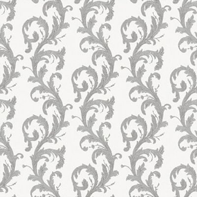 Papel de Parede Fiesta Modern Arabesco Prateado 533102 Fiesta Modern 533102