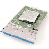 Kit 6 Sacos Vac Bag para Roupas Ordene Médio 45x65cm A Vácuo Polietileno Reutilizável
