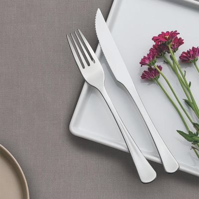 Faqueiro Inox 24 Peças Havana Tramontina Faca para Churrasco Garfo Colher Inteiriça
