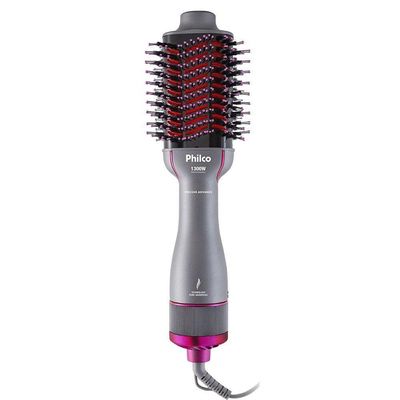 Escova Secadora Philco Advance 4 Em 1 1300W PES25SR Cinza/Rosa Bivolt