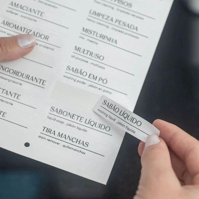 4 Dispensers para Sabão Líquido Amaciante 1,5L Flow e Etiquetas Identificadoras Ou
