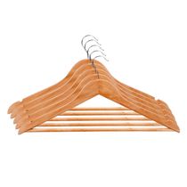 Kit Conjunto 40 Cabides Madeira Native Cazza