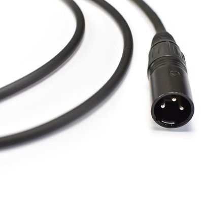 Cabo Para Microfone Xlr M / Xlr F Ninja Lw 03ft 0,91m Preto