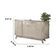 Buffet 4 Portas 2 Gavetas Mônaco Calacata Off White