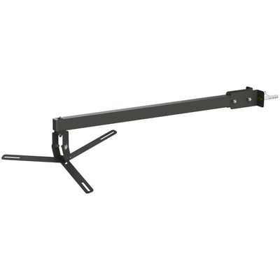 Suporte Projetor Datashow Mini Led Parede Braço 60 Cm - Preto