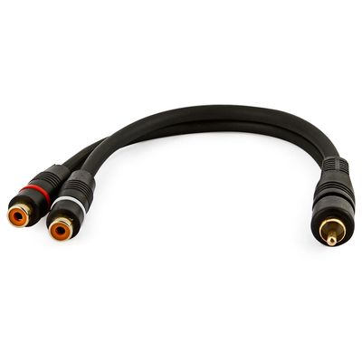 Cabo Y - 1 RCA Macho para 2 RCA - Fêmea