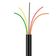 Cabo Manga 5x26 AWG - sem Blindagem Preto - 2 Metros