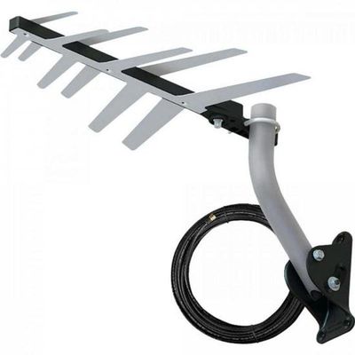 Antena Externa Tv 2 Em 1 Uhf-hd Com Cabo Full Hd Dtv1500...