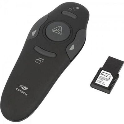 Apresentador Laser Sem Fio C3 Tech Ap-400 Preto