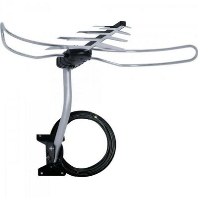 Antena Externa Tv 4 Em 1 Vhf-uhf-fm-hdtv Dtv-3000 Aquário