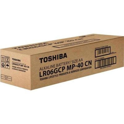 Pilha Alcalina Aa 1,5v Lr6gcp (c/40 Pilhas) Toshiba