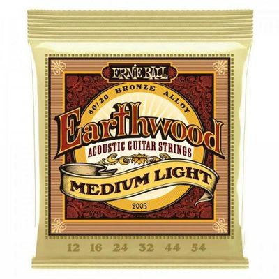 Encordoamento Para Violão Aço .012 Médio Leve Earthwood 2003