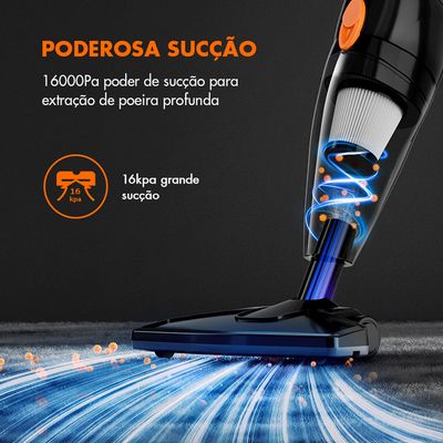 Aspirador De Po Vertical Gaabor Smart Sweep GVCW-M15A-b Preto 220V