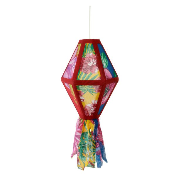 Arandela Decorativa Chita Colorido 20Cm