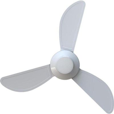 Ventilador De Teto Ventisol Mistral 3 Pás Branco Bivolt.