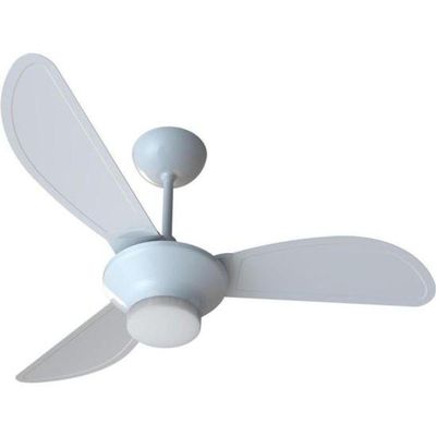 Ventilador De Teto Ventisol Mistral 3 Pás Branco Bivolt.