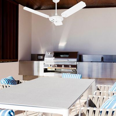 Ventilador De Teto Venti-Delta New Comercial Economic 3 Pás Branco 220V 220V