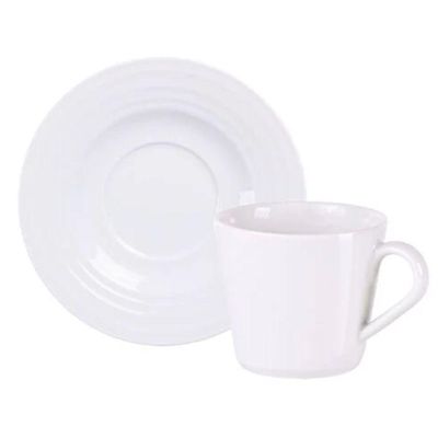 Xicara Cafe Porcelana C/ Pires Tramontina 70ml