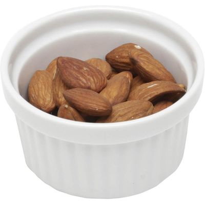 Kit 6 Ramekin Canelado Porcelana 40ml Classic Branco Lyor Molheira Servir Caldas Tare Shoyo