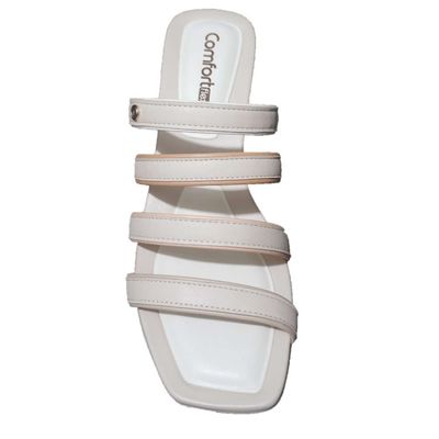 Tamanco Comfortflex Feminino - Creme 39 / CREME