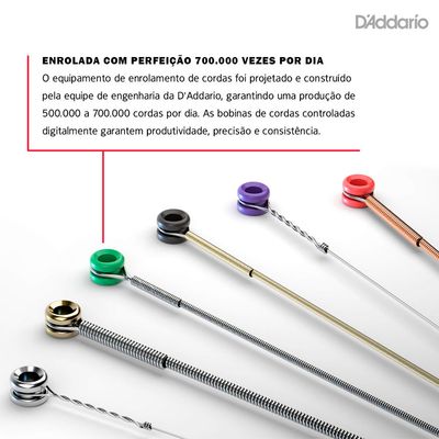 Encordoamento P/ Guitarra D'Addario XS Nickel XSE1149 - EC0544