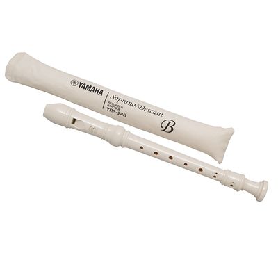 Kit 5 Flautas Doce Soprano Barroca Em C YRS-24B Yamaha