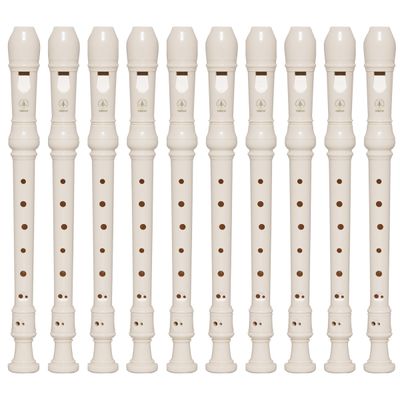 Kit 5 Flautas Doce Soprano Barroca Em C YRS-24B Yamaha