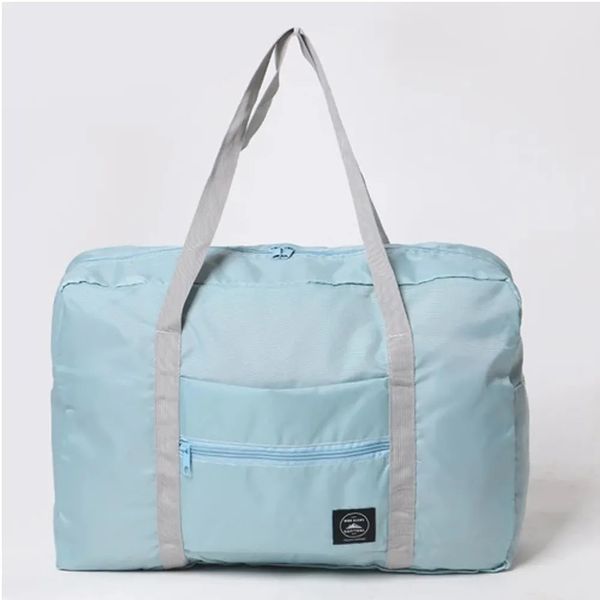 Bolsa de Armazenamento Portátil Dobrável Multifuncional Grande Capacidade para Viagens - Verde Único / Verde