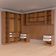 Guarda-roupa Modulado Queen Lugano 10 Portas, 6 Gavetas e 14 Prateleiras 6 Peças Avelã/Cappuccino