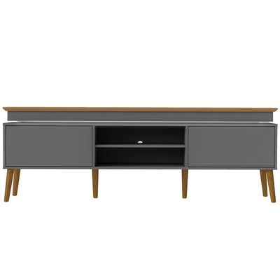 Rack Lumina para TVs de até 75 Artely Carvalho com Grafite