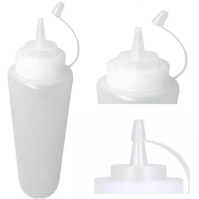 Kit 6 Bisnaga 1000ml Tubos para Maionese Lanchonete Restaurantes Food Trucks