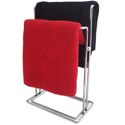 Toalheiro Suporte Duplo Porta Toalhas De Lavabo Banheiro