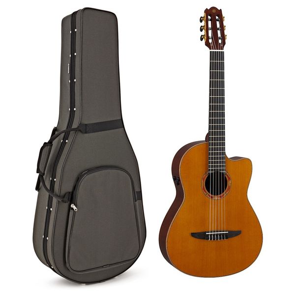 Violão Eletroacústico Cordas em Nylon NCX3C NT Natural com Bag Yamaha