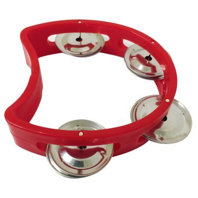 Kit 3 Pandeiros Meia Lua Infantil Vermelho New York