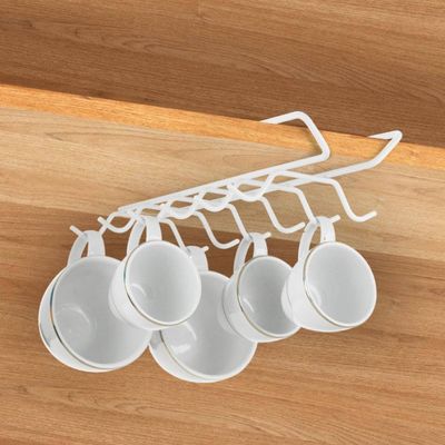 Suporte para Xícaras e Canecas Com Ponteira Plástica Arthi Branco