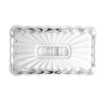 Manteigueira de Cristal Ecológico Lyor Imperial Transparente
